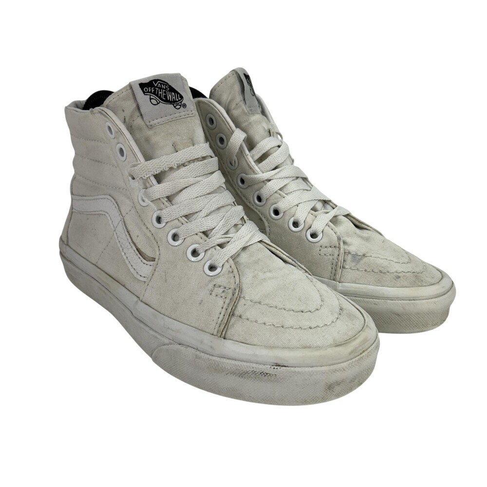 Vans Sk8-Hi Shoes Womens Size 6 Canvas High Top Sneakers Skateboarding Grunge